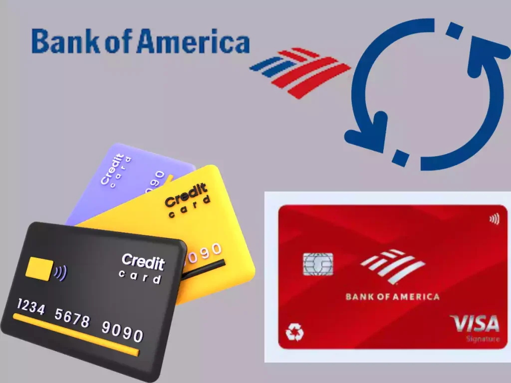 how long does it take to get a replacement credit card from bank of america